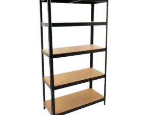 Estante Metálico Negro 180x120x45cm - 600KG  MKESTN1